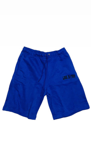 Love is Pain Shorts (Racer Blue)