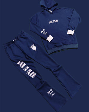 Love Is Blind ( Navy Blue) Stack Pants set