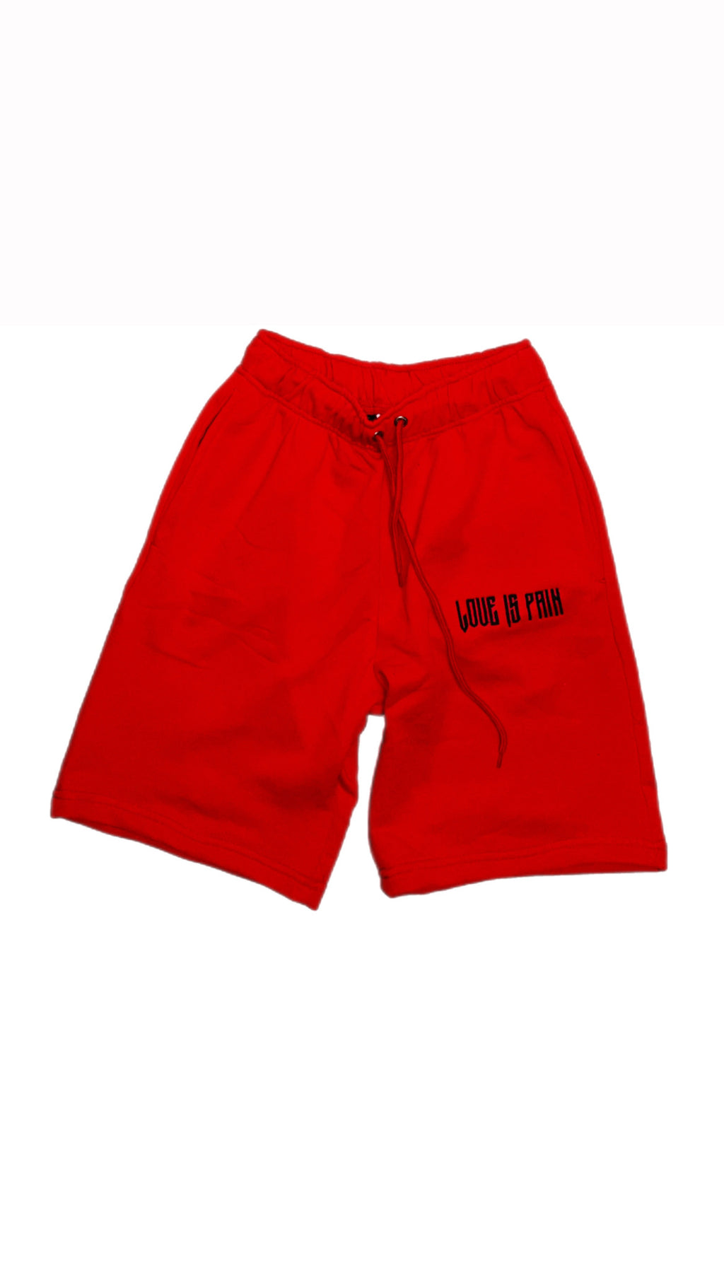 Love Is Pain Shorts ( Red )